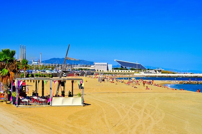 Nova Mar Bella beach in Barcelona