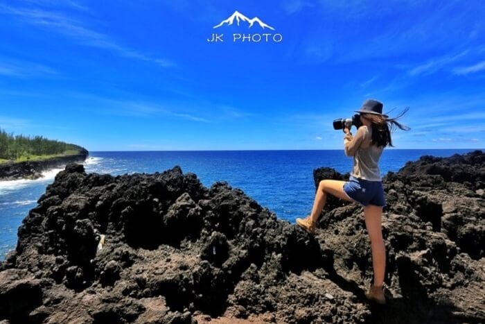 solo female traveler in Reunion Island, France