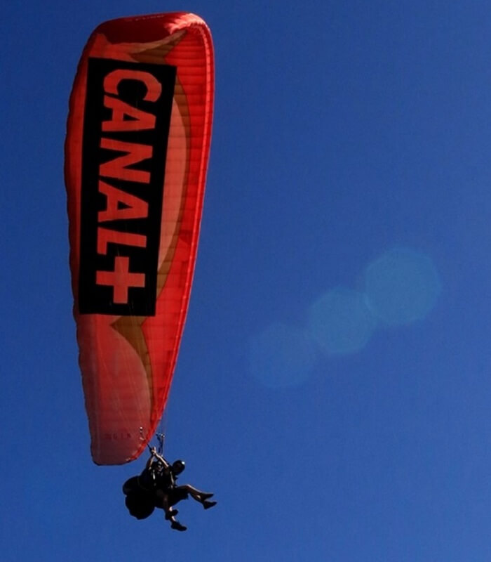 paragliding in Reunion Island, France