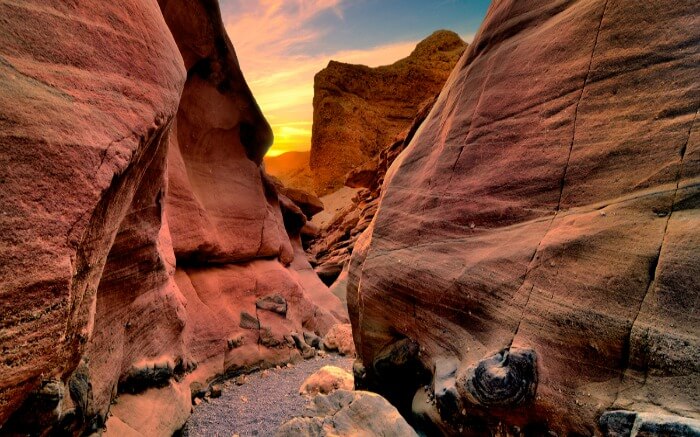 A view of Red Canyon in Israel