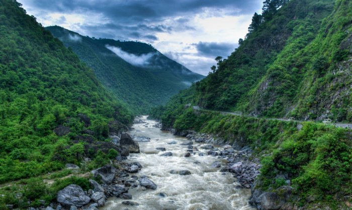 Kosi Riverin Almora