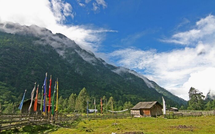 Lachung landscape during day
