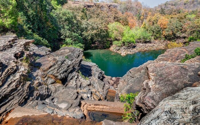 a lake in Panna National Park