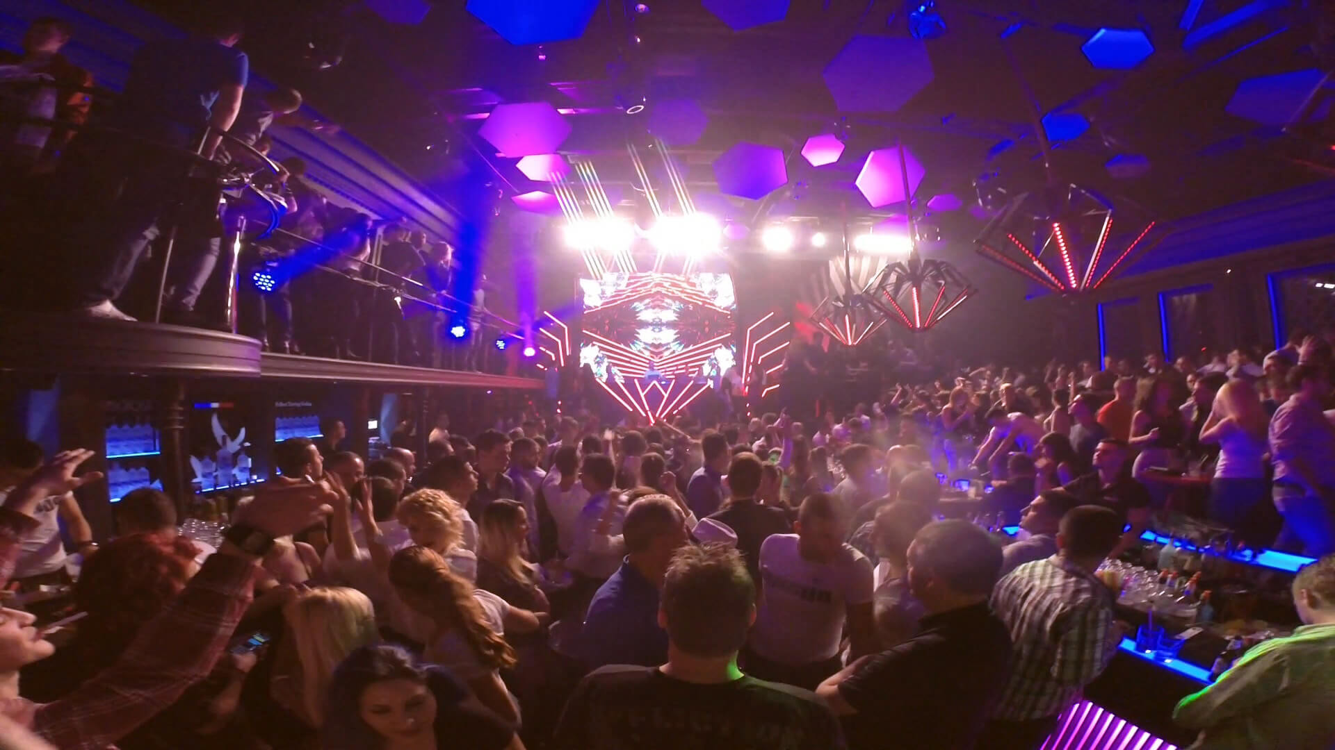 people partying in a club in Amman