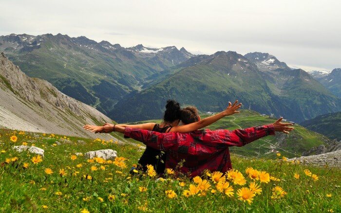 A couple in Austria