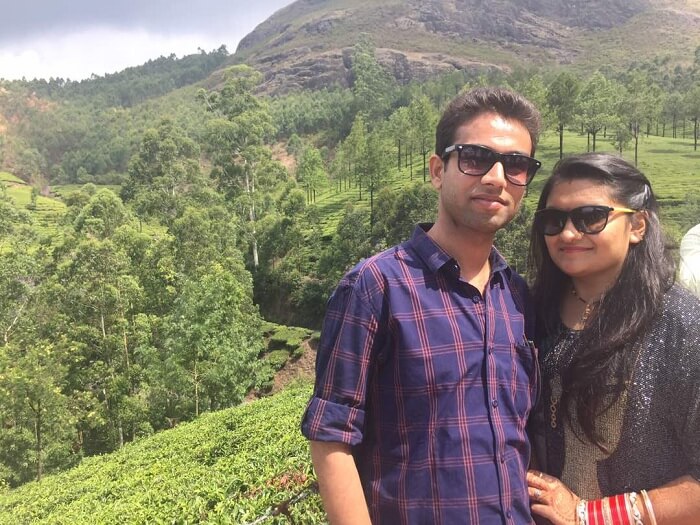 mukul and his wife in munnar