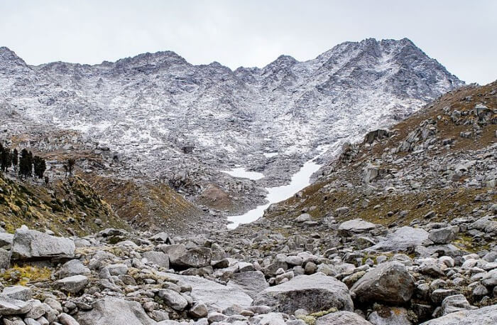 Indrahar Pass Trek View