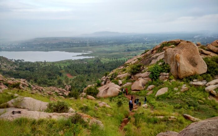 Lake view from Kunti Betta