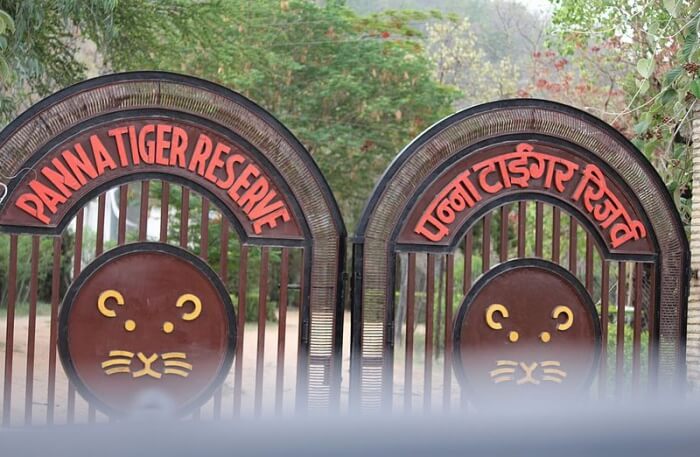 Panna National Park enterance gate