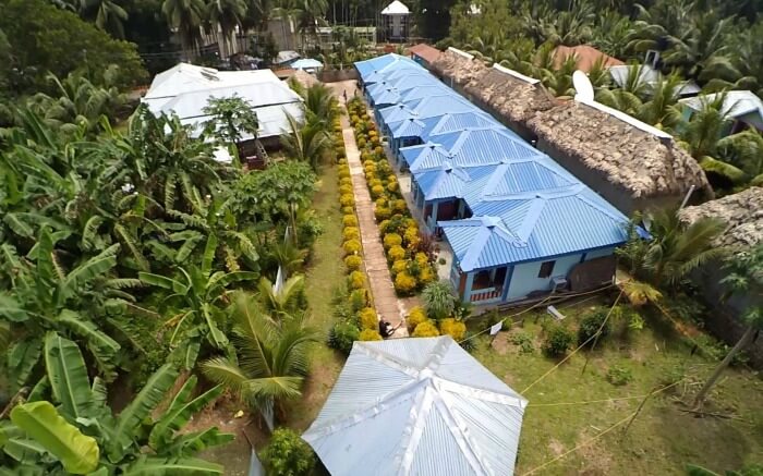 Top view of Ocean Blue Resort