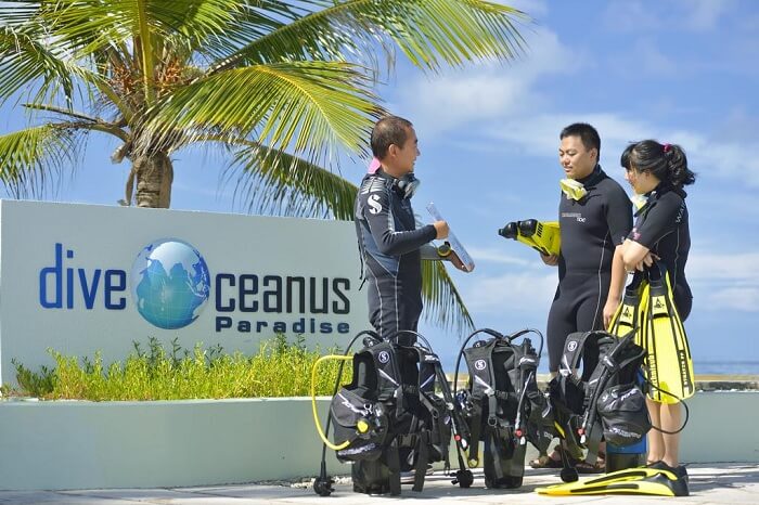 paradise island resort and spa diving