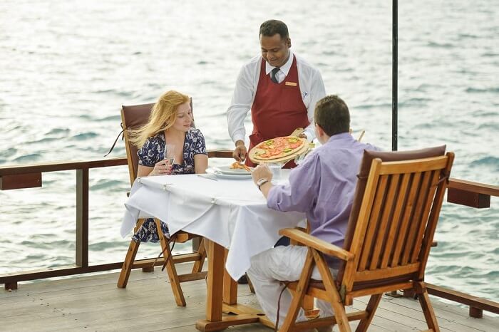 Italian cuisine at Paradise island