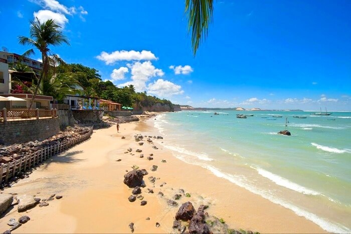 Praia de Pipa beach in Brazil