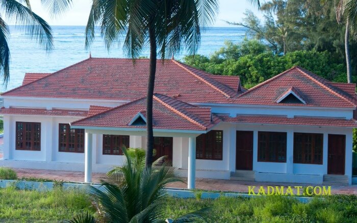 A beautiful traditional Lakshadweep style resort near sea