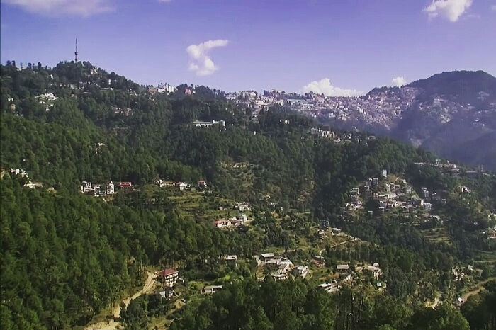 shish looking from charming views of shimla from the ridge