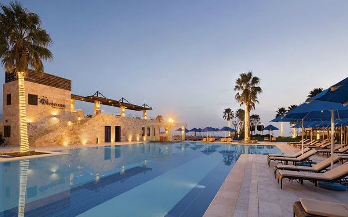 Pool view of Ramada Resort Dead Sea in Jordan