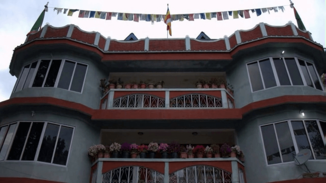front side of a homestay building