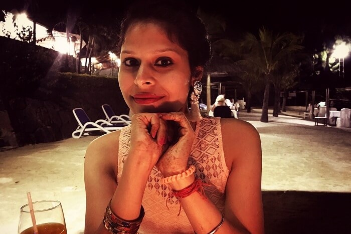 Candlelight dinner in Mauritius