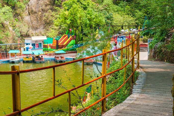 A snap of the Kempty waterfalls park in Mussoorie