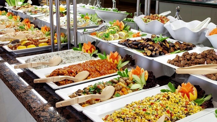 Food on cruise to Maldives