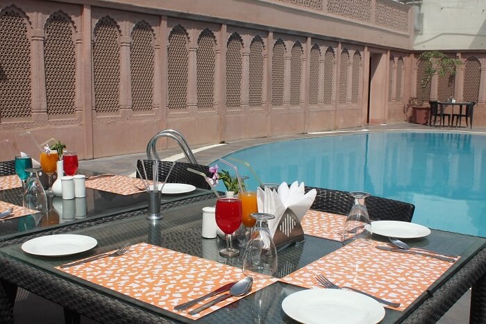 Amargarh Resort by TGS pool
