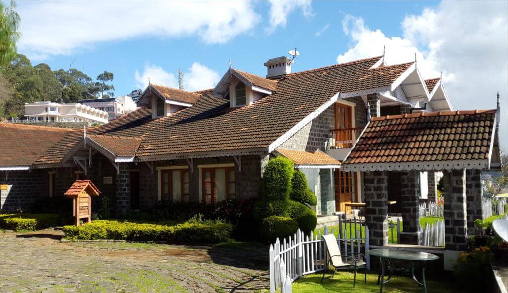 a traditional style resort in Kodaikanal
