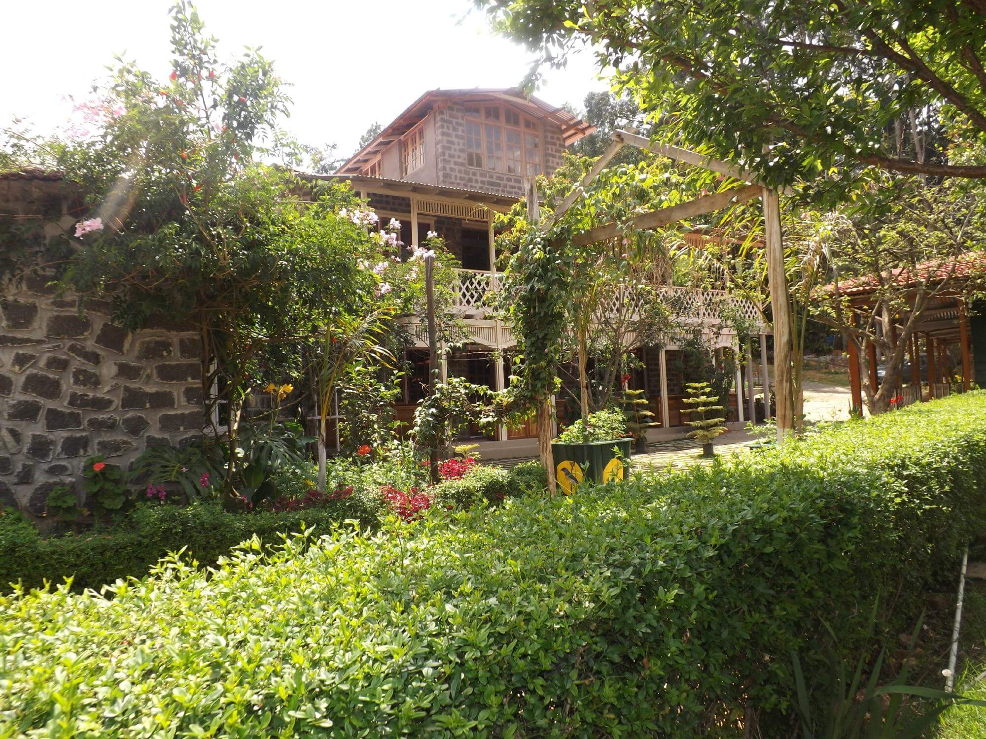 a beautiful resort amid vast gardens