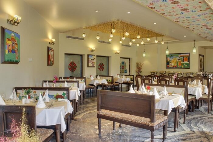 Marugarh Venture Resort Jodhpur dining area