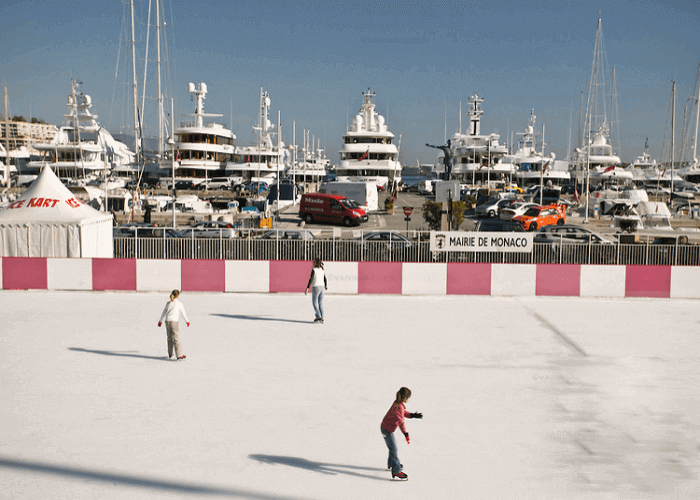 Ice-skating in Monaco