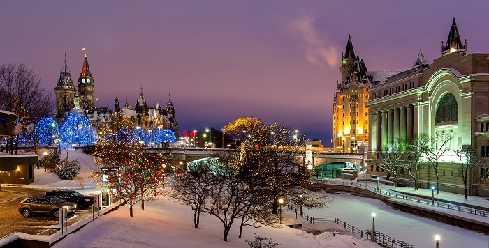 places to visit in canada in winter