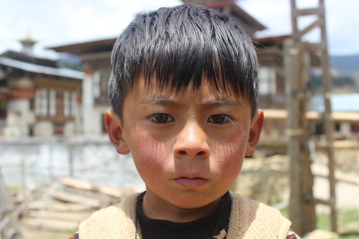 kids of bhutan