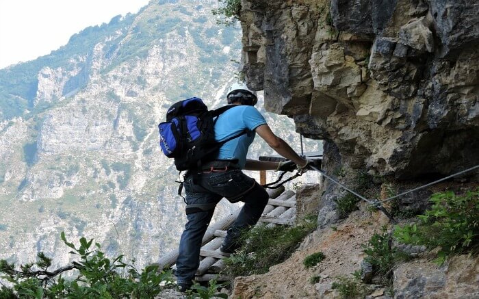 Rock climbing