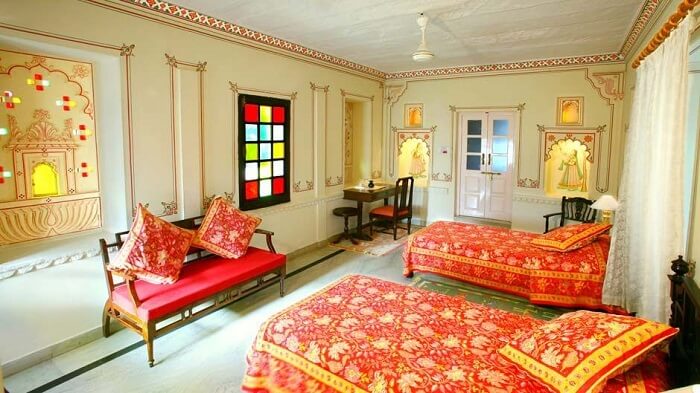 Rohet Garh Resort room