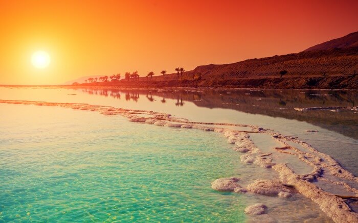 Sunrise over Dead Sea