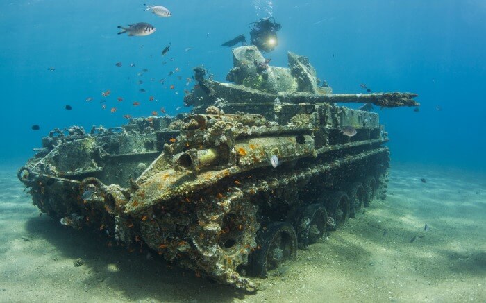 The Tank in Gulf of Aqaba