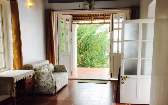 A view of the living room of Tippery Homstay in Yercaud