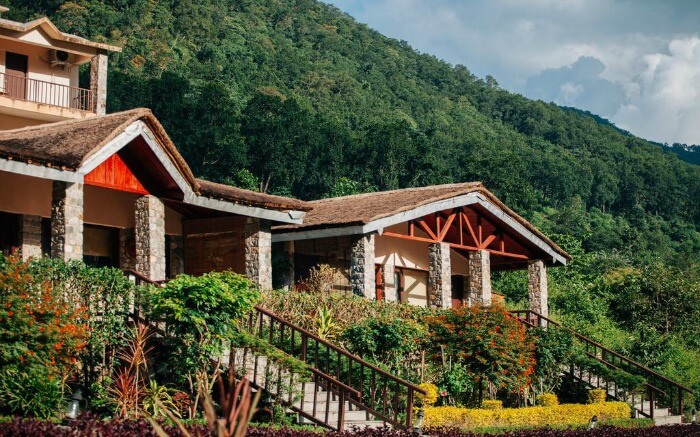 beautiful resort in the jungles of Jim Corbett National Park