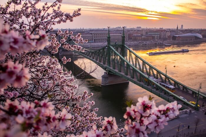 First signs of Spring over Budapest