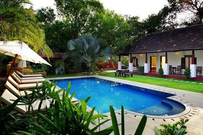 Beachfront villas in Kerala