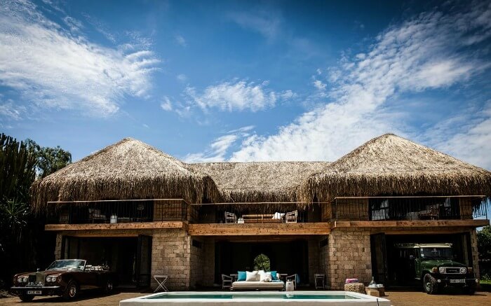 Front view of Segera Retreat in Kenya