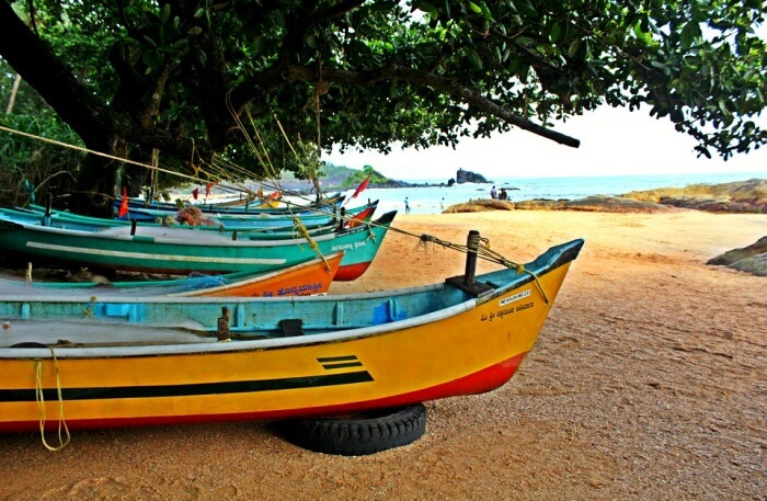 Boat Beach Gokarna India