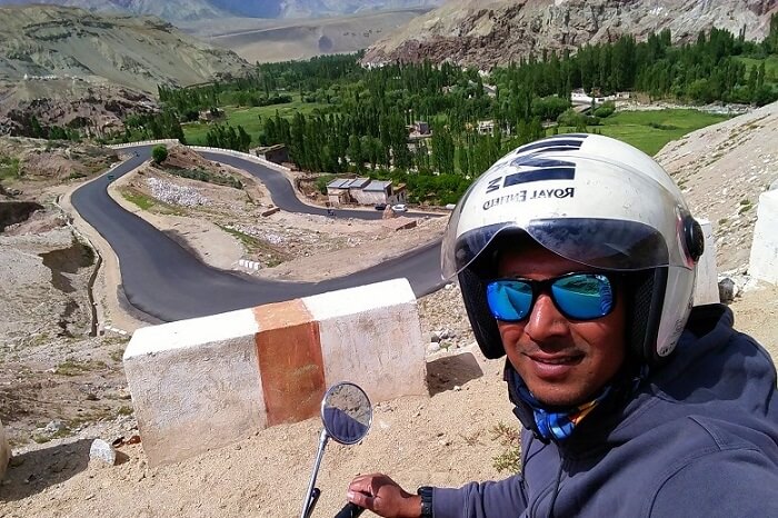 ninad selfie road trip ladakh