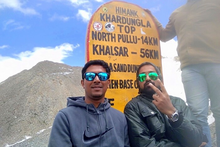 ninad at khardung la