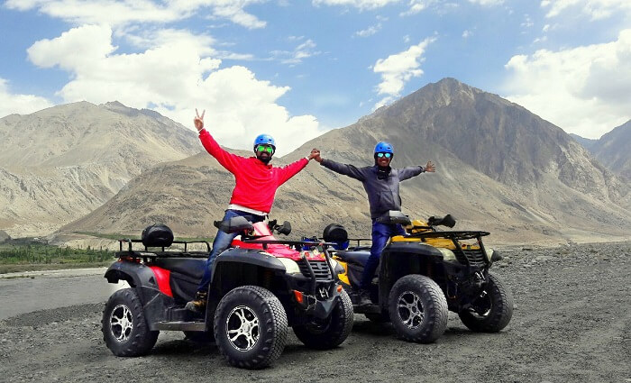 ninad on trip to ladakh