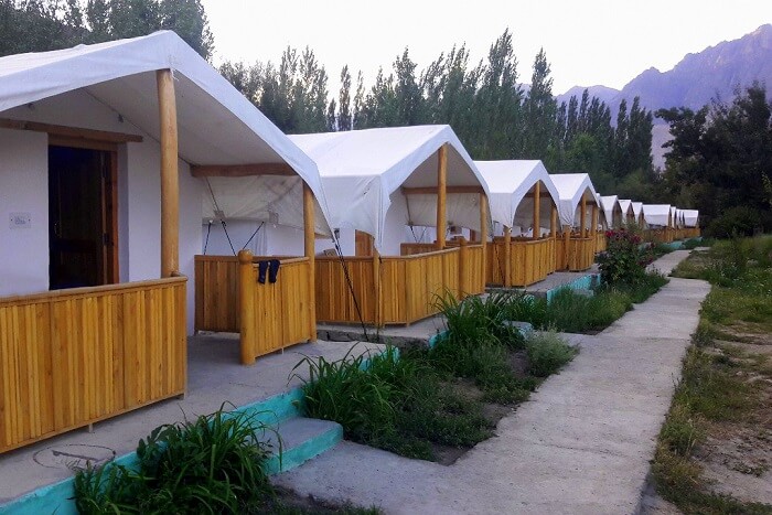 ninad tents in ladakh in nubra