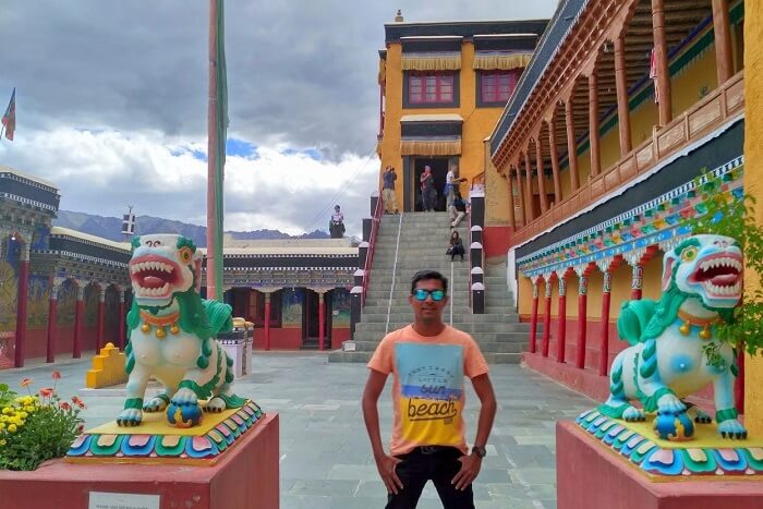 ninad at hemis monastery