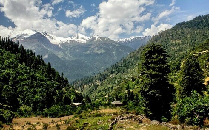 The beautiful nature view in Buddhaban in Himachal