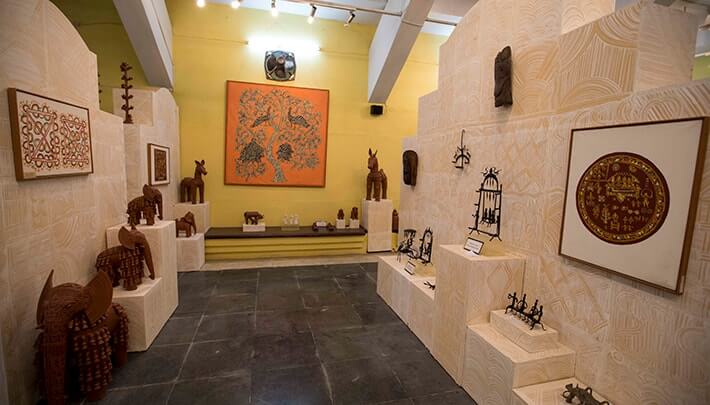 a folk art gallery in khajuraho