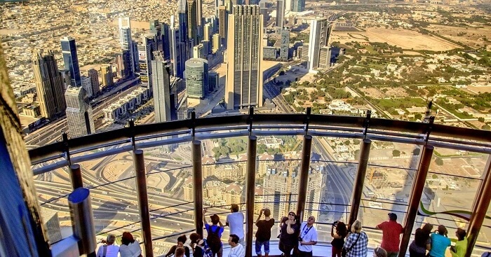 at the top burj dubai