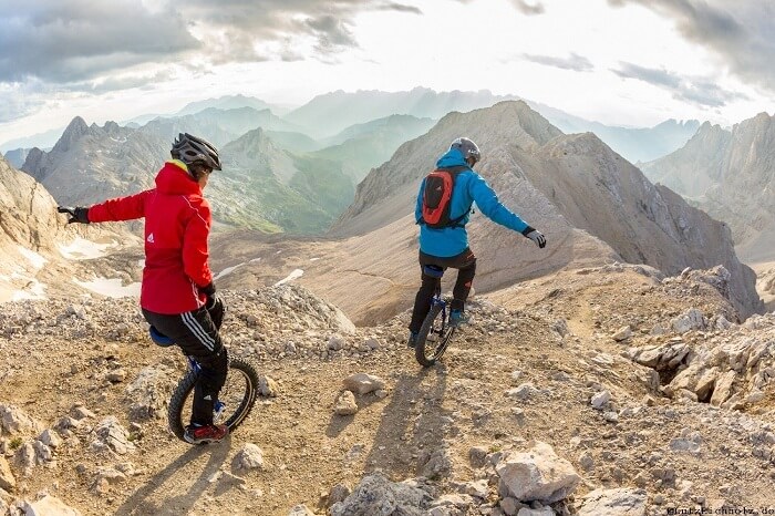 mountain unicycling adventure sports